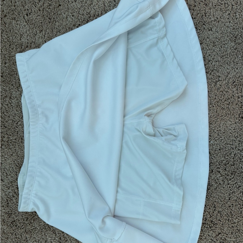 White Athletic Skort